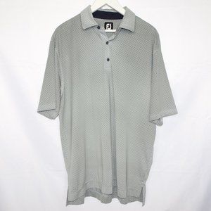 FootJoy Gray Dot Shimmer Golf Polo Tshirt